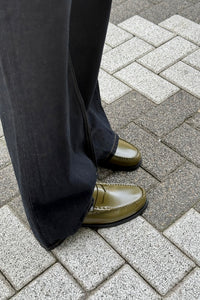 SLWBriar Leren Loafer - Groen