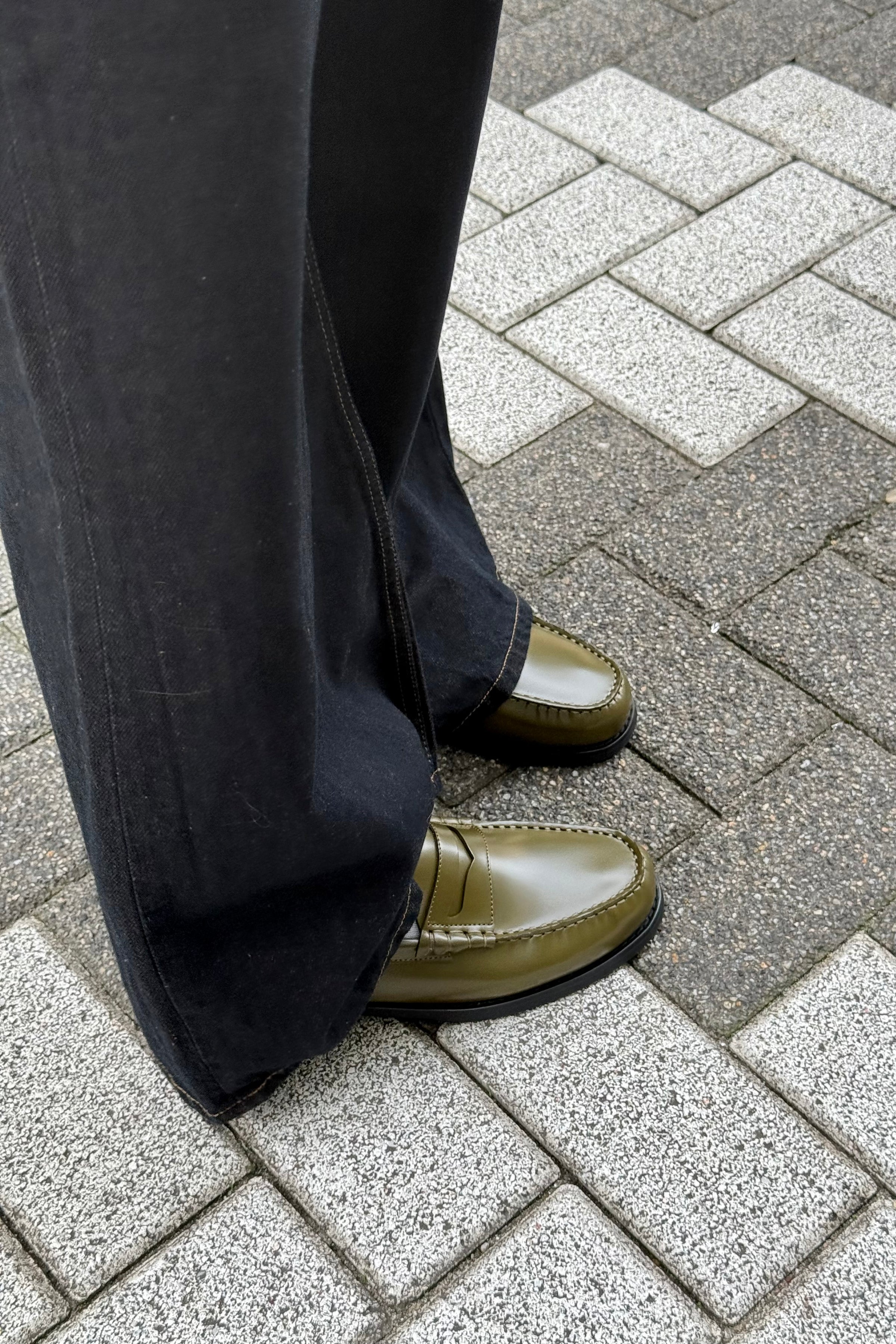 SLWBriar Leren Loafer - Groen