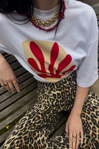 Xia Oversized T-shirt - Rood