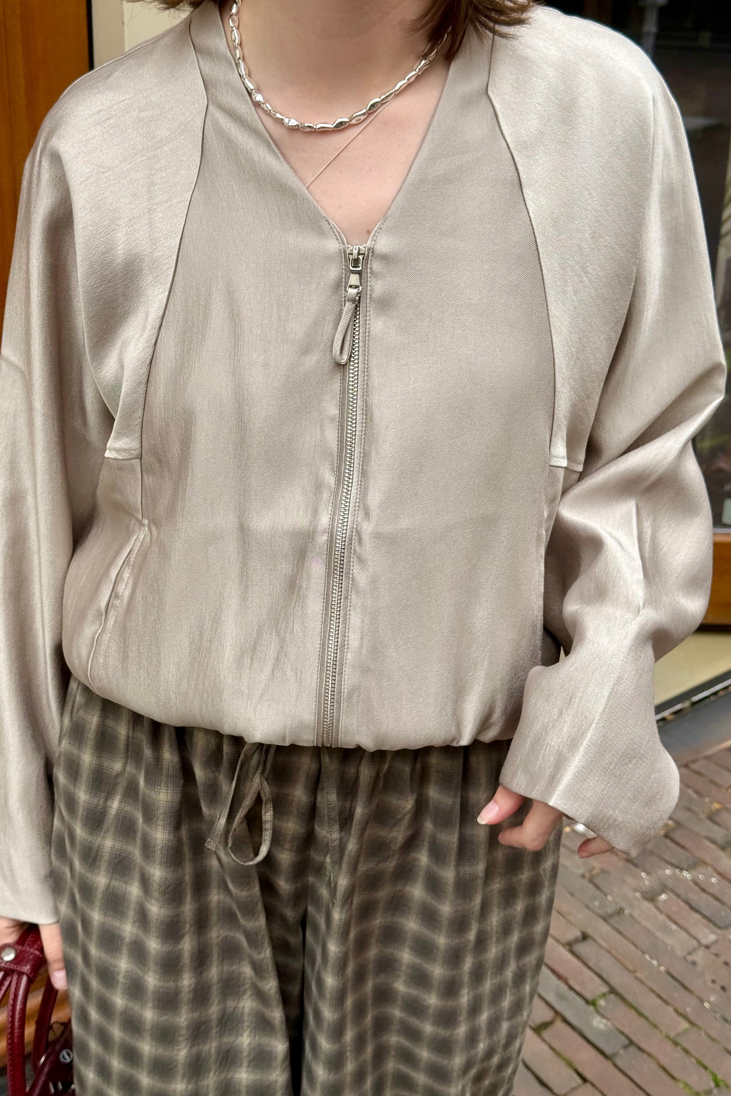 YASMallis Bomber Jas - Beige