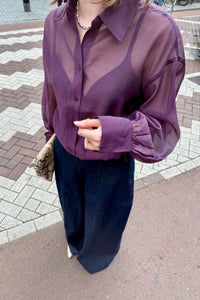 Ottilia Blouse - Paars