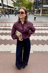 MerliCC Barrel Jeans - Donkerblauw
