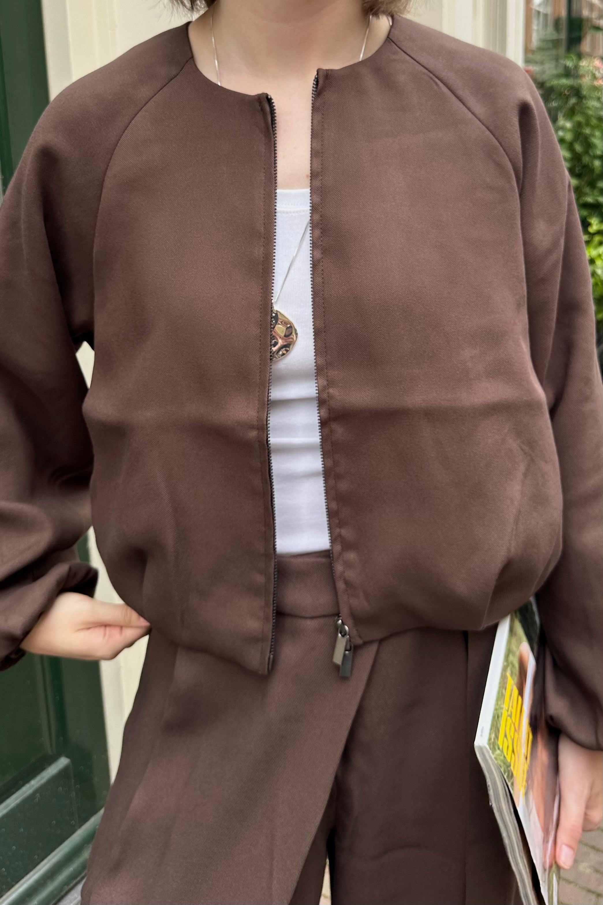 MSCHZein Esteriane Jacket - Hot Fudge