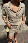 Mika Korte Broek - Taupe
