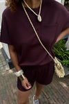 MSCHHarissa Sweat Shorts - Paars