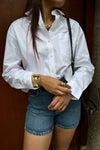 SLFEster Oversized Blouse - Wit