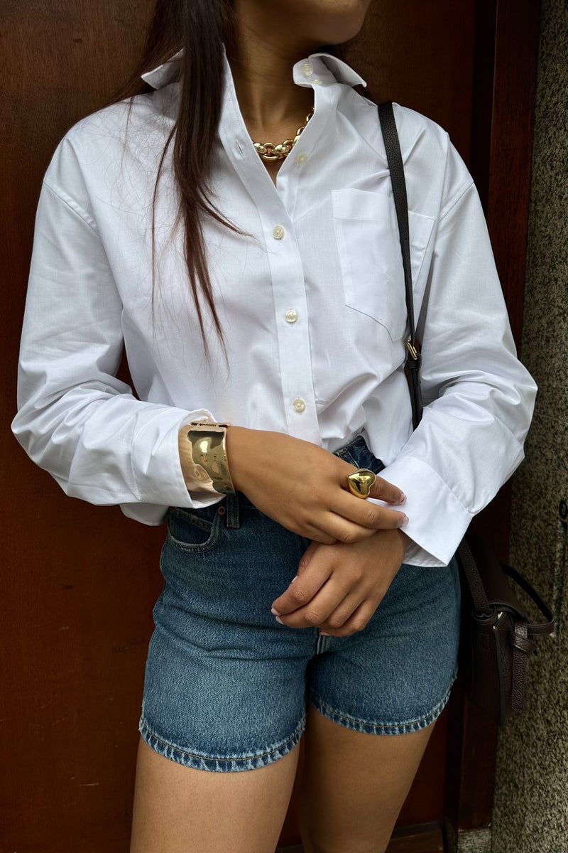 SLFEster Oversized Blouse - Wit