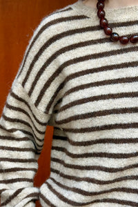 N-Mafalda Trui - Beige/Bruin