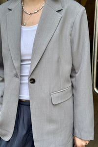 Aarielle Blazer - Licht Grijs
