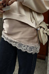 Lacy Lace Top - Champagne