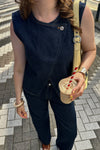 SLFVida Kori Gilet - Denim