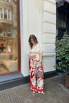 Arlette Palazzo Pants - Rood
