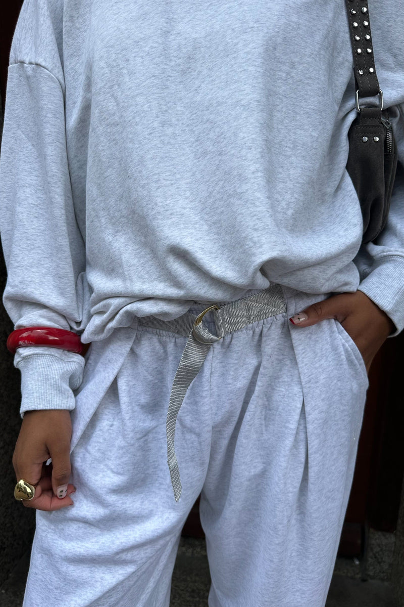 Belt Jogger Pants - Grijs