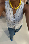 Bibi Embroidery Blouse - Wit