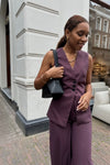 Vanessa Gilet - Paars