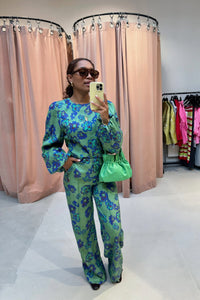 Floor Blouse - Forest Flower