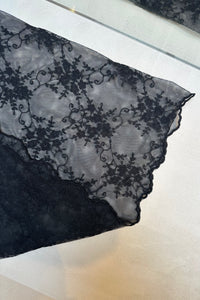 Lace Scarf - Zwart