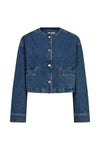 IVY Heaven Collarless Drop Jacket - Wash Jaca