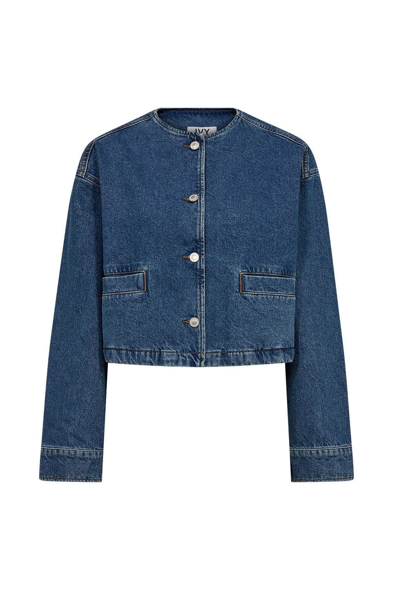 IVY Heaven Collarless Drop Jacket - Wash Jaca