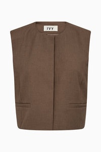 IVY-Isla Gilet - Bruin
