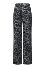 Simona Leopard Jeans - Grijs Luipaard