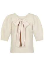 Martha Bow Knit - Ivory