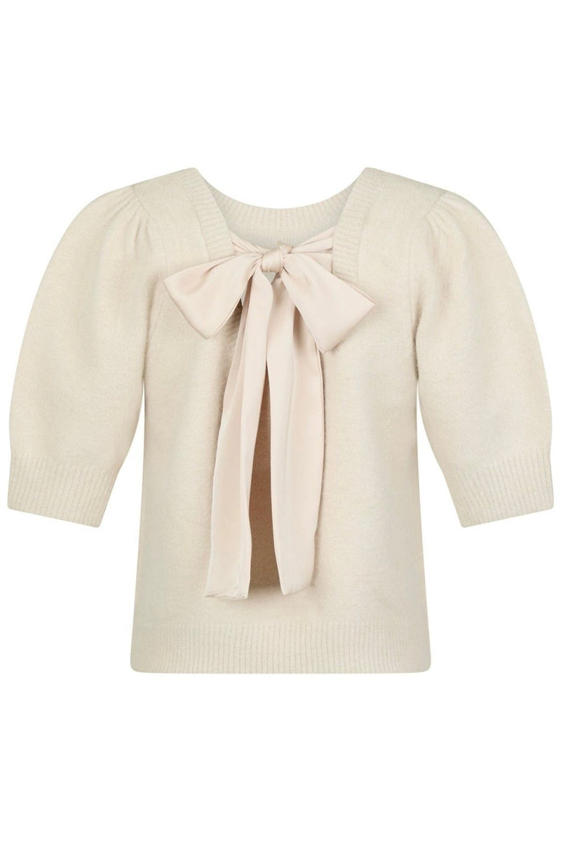 Martha Bow Knit - Ivory