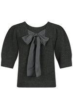 Martha Bow Knit - Antracit