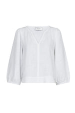 Sarla Linnen Blouse - Wit