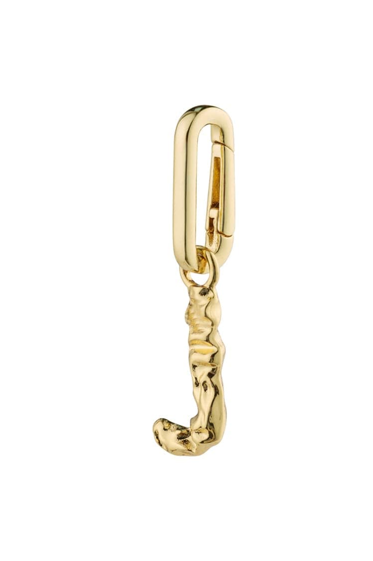 Charm Recycled Bedel J - Gold