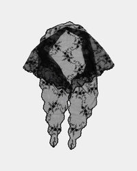 Lace Scarf - Zwart
