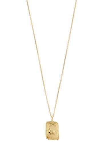 Leo Recycled Zodiac Ketting - Goud