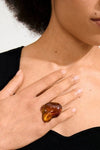 Lian Ring - Goud/Bruin