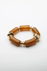 Luna Beads Armband - Camel