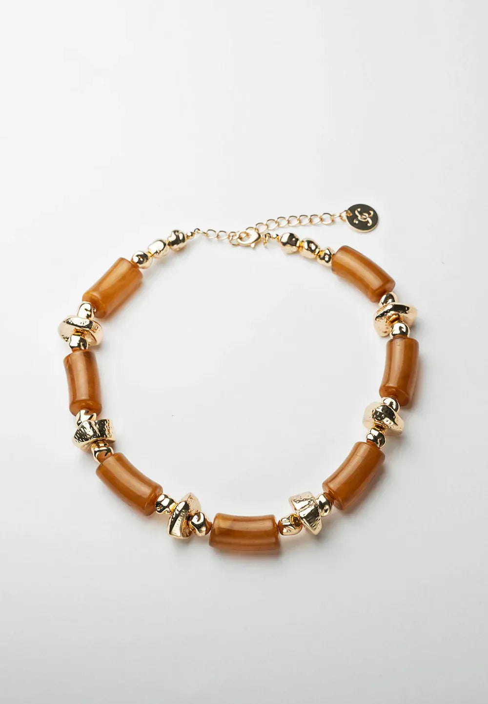 Luna Beads Ketting - Camel