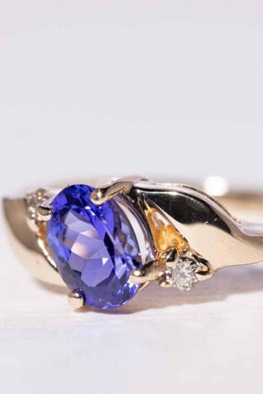 Eleonora Vintage Ring - Tanzanite Diamond