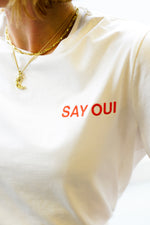 Manda Say Oui T-shirt - Wit