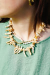 Light Seashell Ketting - Goud