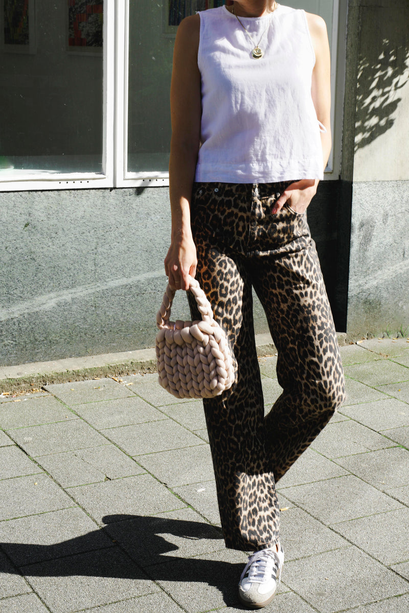 Simona Leopard Jeans - Leopard