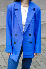 Likka Oversized Blazer - Blauw