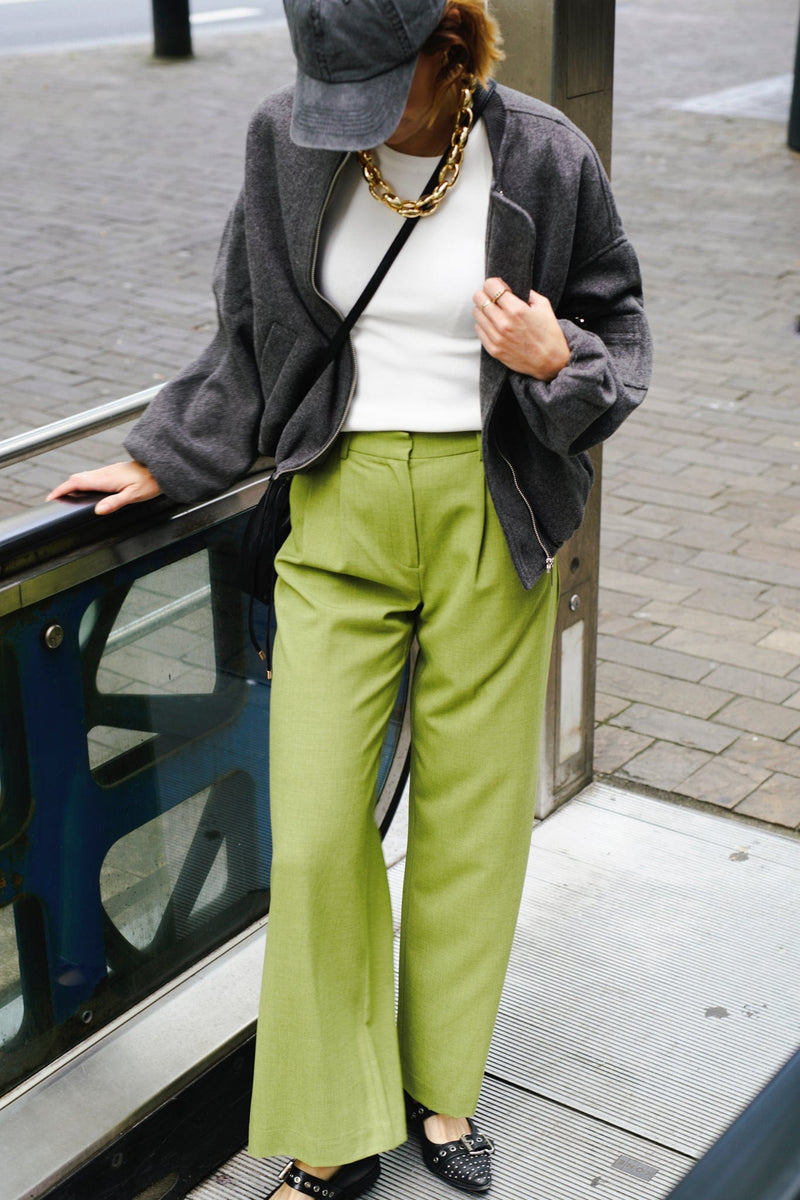 SLFSophie Wide Pants - Groen