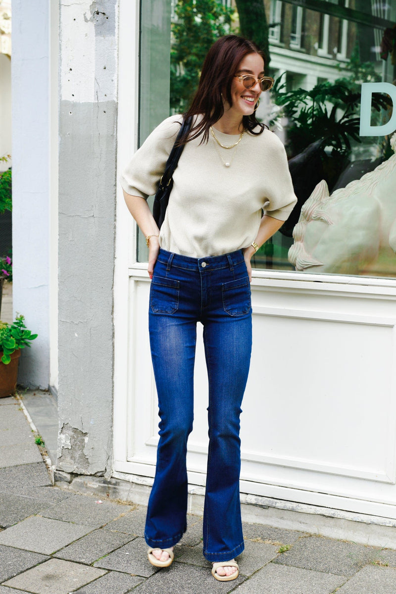 IVY Ann Charlotte Jeans - Donker Denim