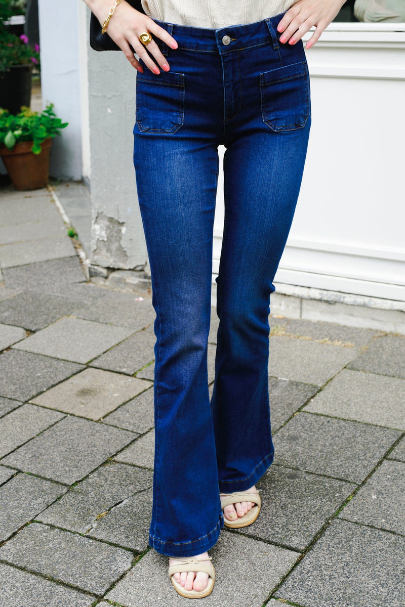 IVY Ann Charlotte Jeans - Donker Denim