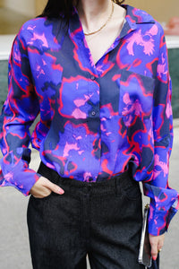 Blossom Blouse - Blauw