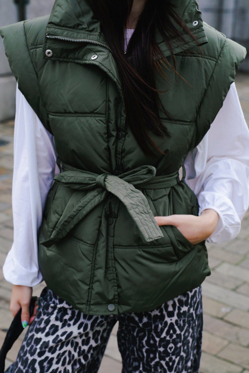 PCNoora Gilet - Groen