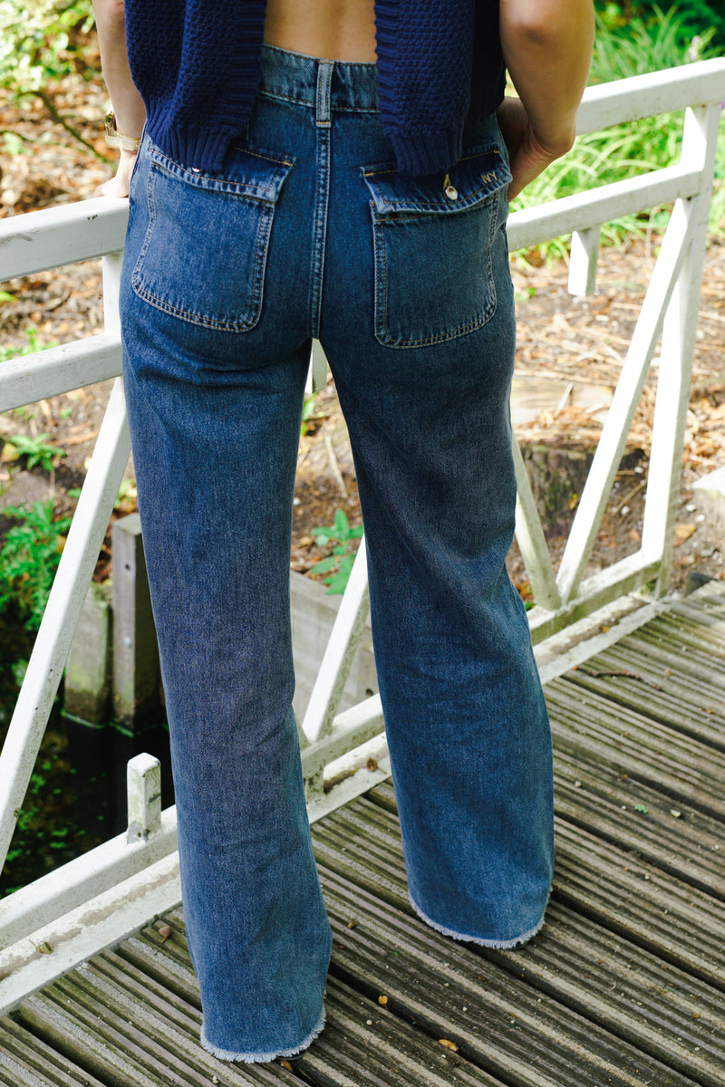 IVY Augusta French Jeans - Donker Denim