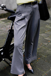 Henrika HW Pants - Grijs Gemeleerd