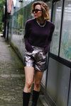 Elinor Shorts - Zilver