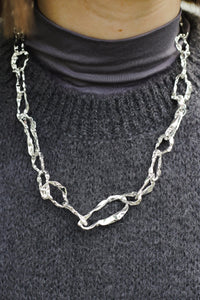 Believe Recycled Chain Ketting - Zilver