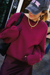 De Elle Sweater - Bordeaux